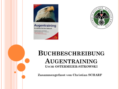 Buchbeschreibung Augentraining